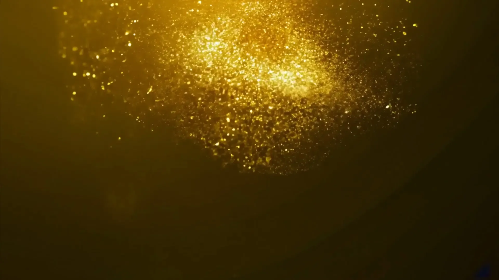 Golden Glitter Burst Overlay with Majestic Glow